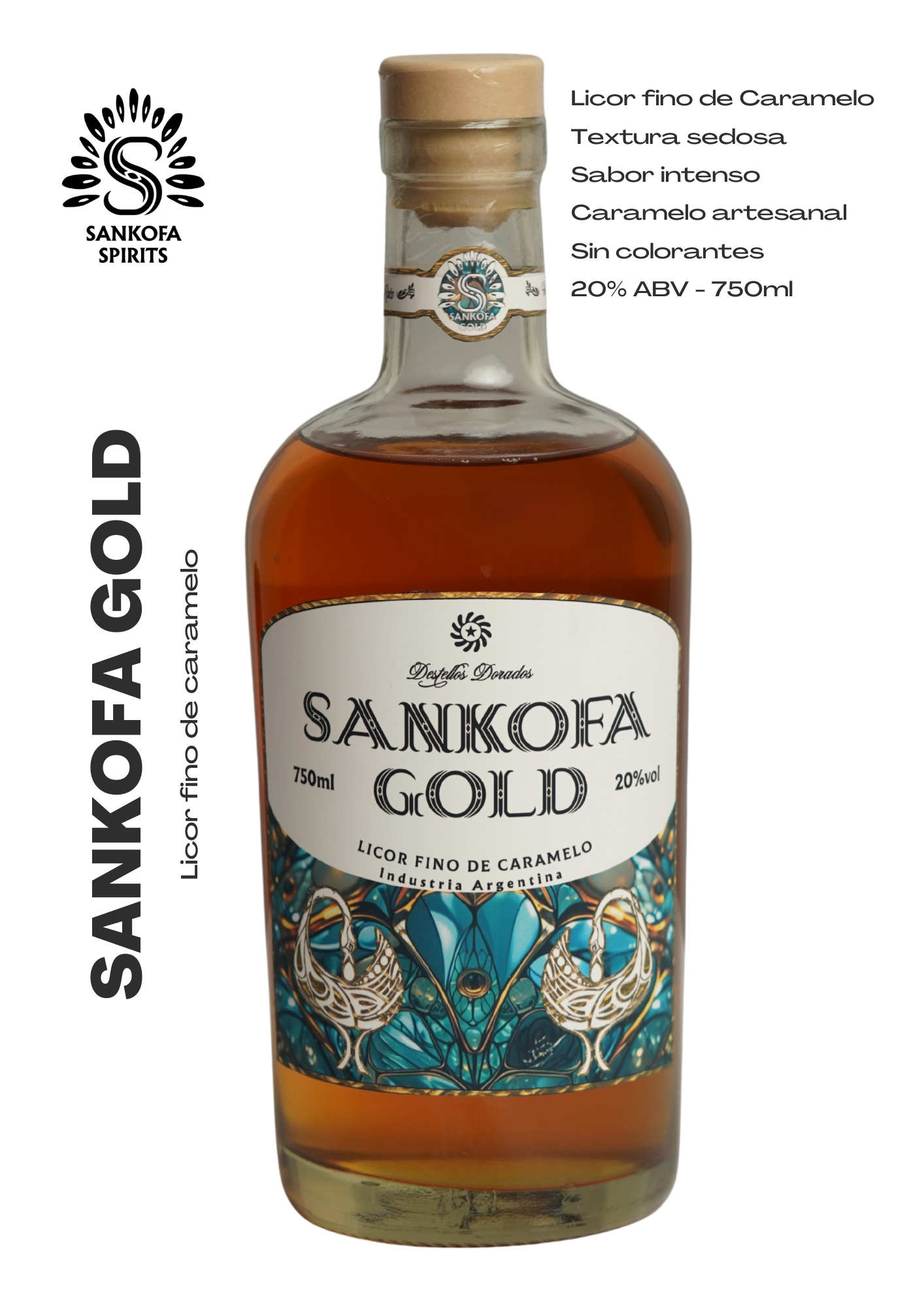 Caramelo Gold - Licor Caramelo - Sankofa